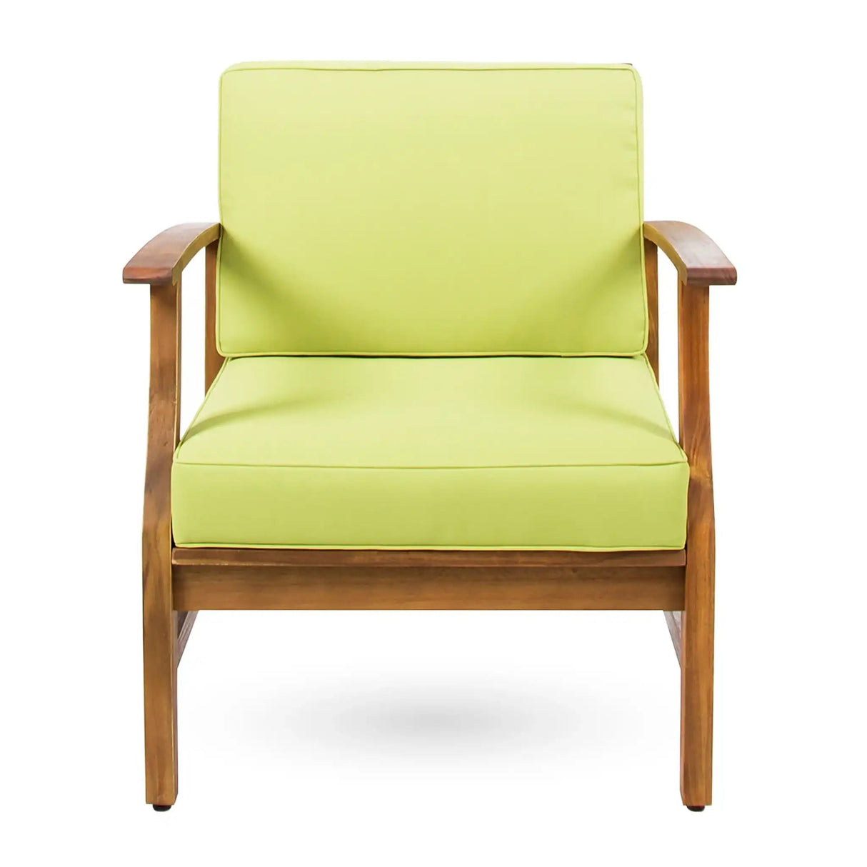 Perla Contemporary Club Chair with Water-Resistant Cushion