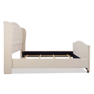 Marcella - Upholstered Shelter Headboard Bed Set by Couch.com