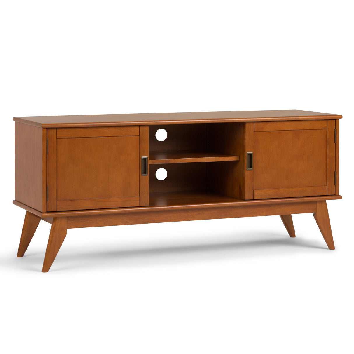 Draper - Handcrafted Mid Century Low TV Media Stand by Couch.com