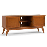 Draper - Handcrafted Mid Century Low TV Media Stand by Couch.com
