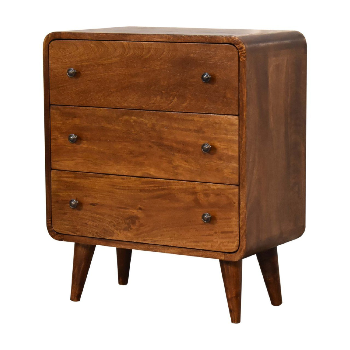 3 Drawer Mini Curved Chest by Couch.com