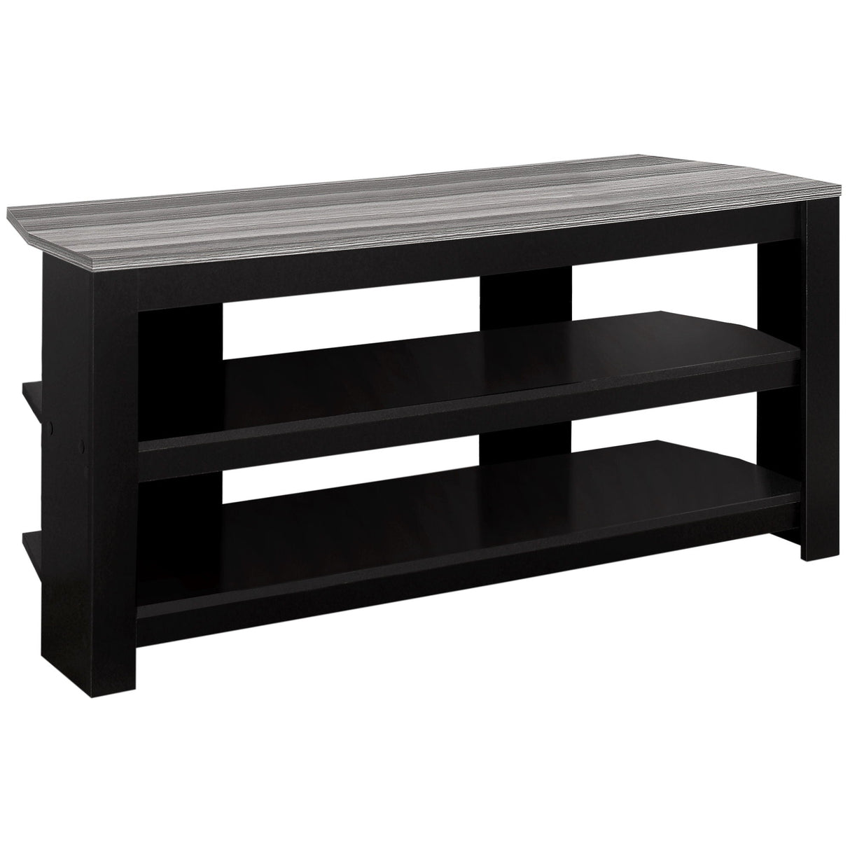 TV Stand, Console, Media Entertainment Center, 3 Storage Shelves by Couch.com