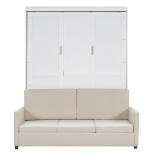 Murphy Wall Bed With Cushion by Couch.com