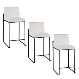 Fuji - Contemporary Modern Elegance, High Back Counter Stool by Couch.com