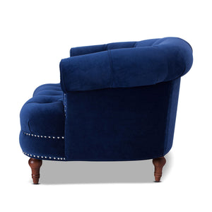 La Rosa - Victorian Tufted Upholstered Accent Chair by Couch.com