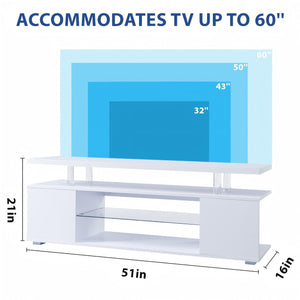 TV Stant With LED And Large Side Cabinet by Couch.com