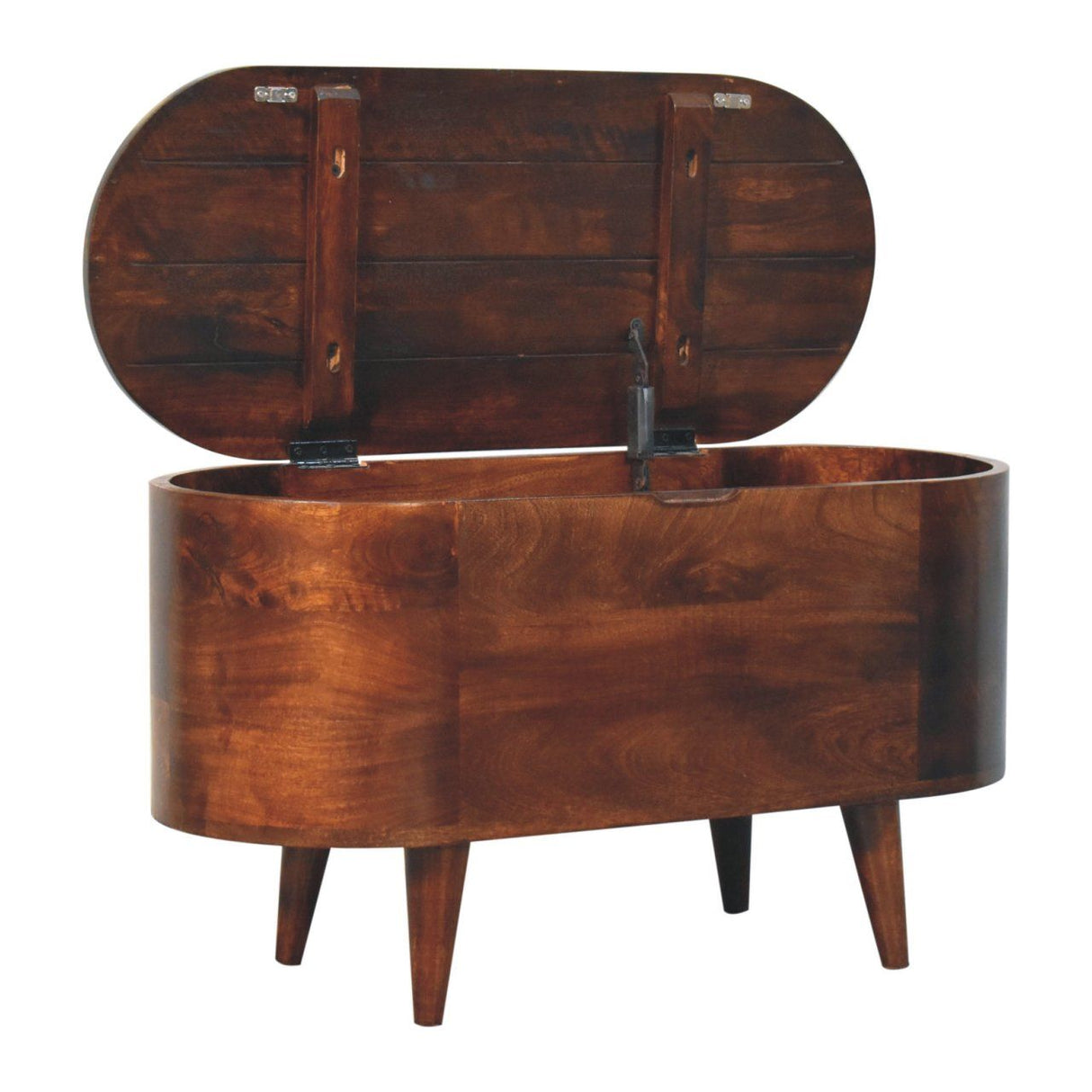 Rounded Lid Up Blanket Box by Couch.com