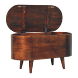 Rounded Lid Up Blanket Box by Couch.com