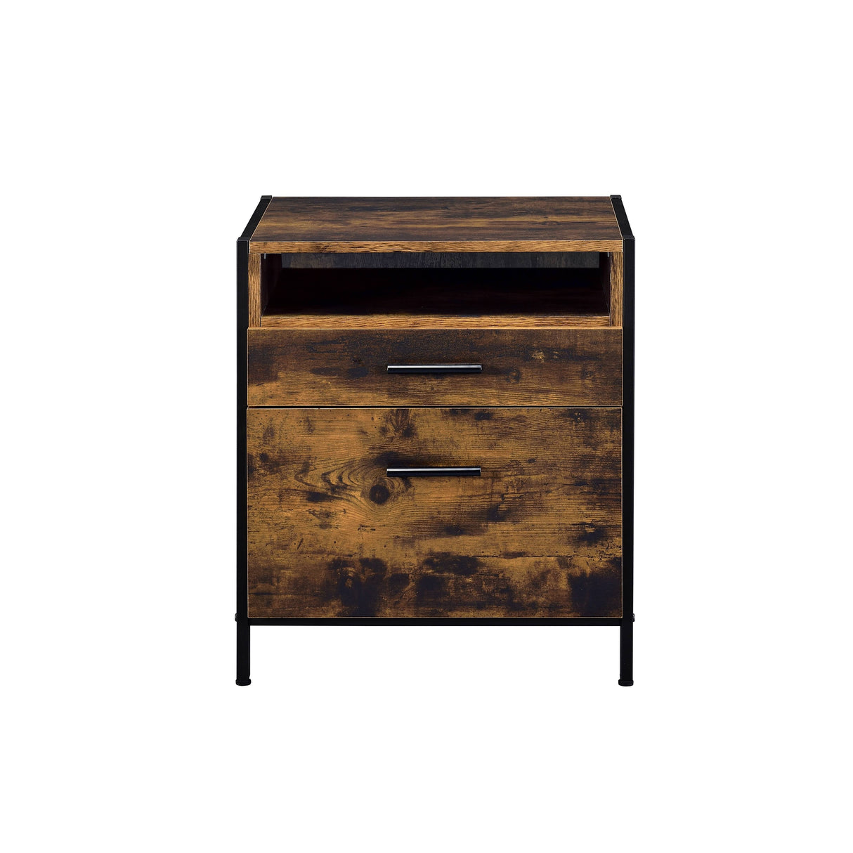 Juvanth - Rustic Nightstand - Oak by Couch.com