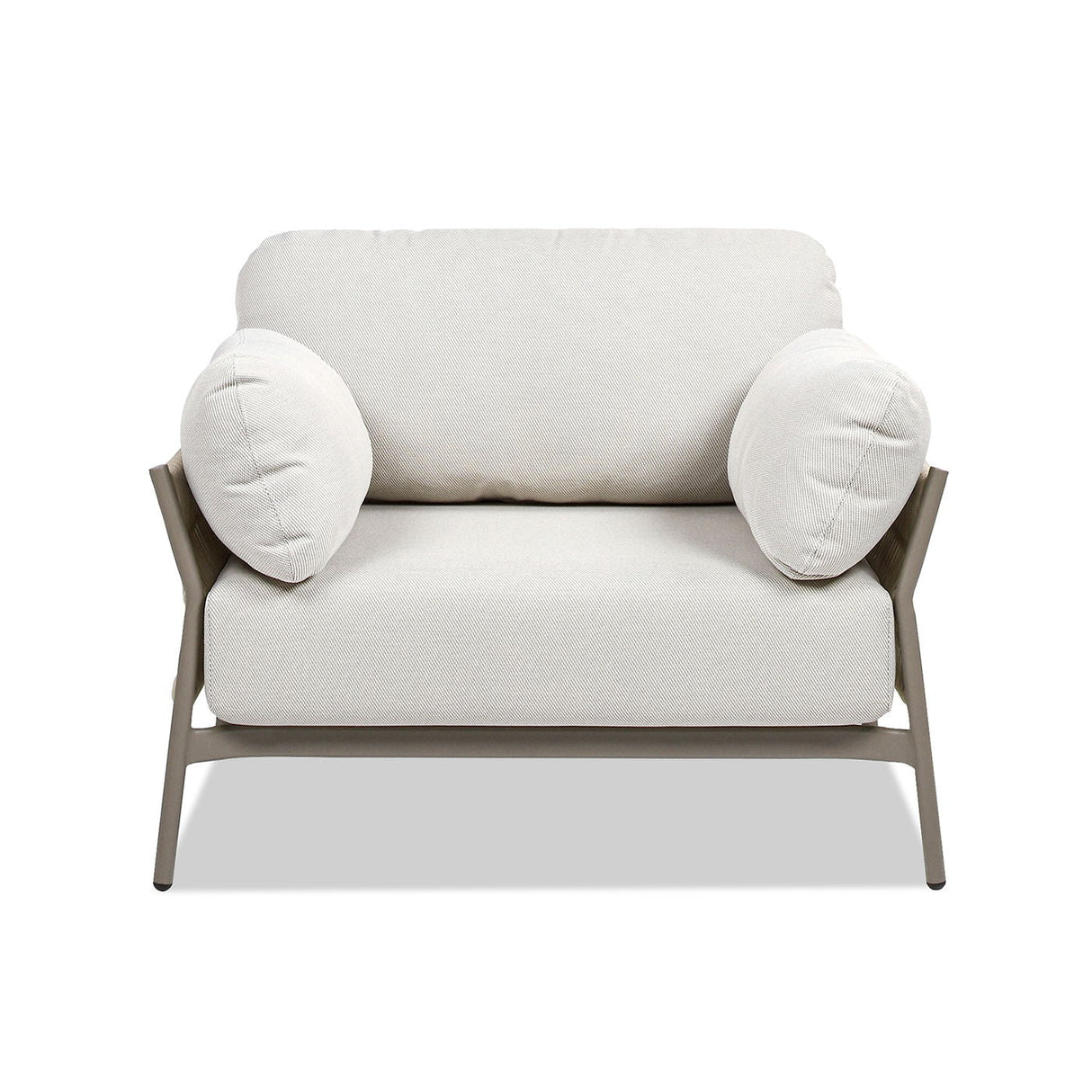 Jasper - Upholstered Patio Deep Seating Armchair - Wheat Beige by Couch.com