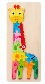 Children's Cartoon Number Animal Puzzle