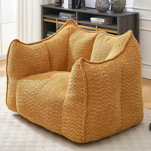 Comfortable Chenille Sofa Chairs With Highly Resilient Foam