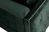 Bayberry - Velvet Loveseat With 2 Pillows by Couch.com
