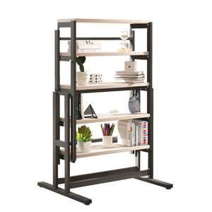 Solid Mahogany Wood Multifunction Convertible Dining Table, Free Switch Space Saving Table Shelf For Home And Studio by Couch.com