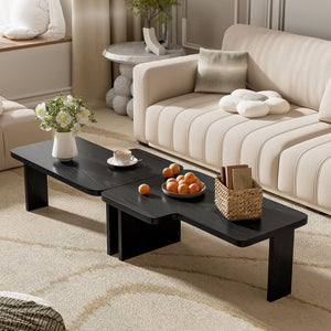 Modern Minimalist Coffee Table Set With Splicing Design by Couch.com