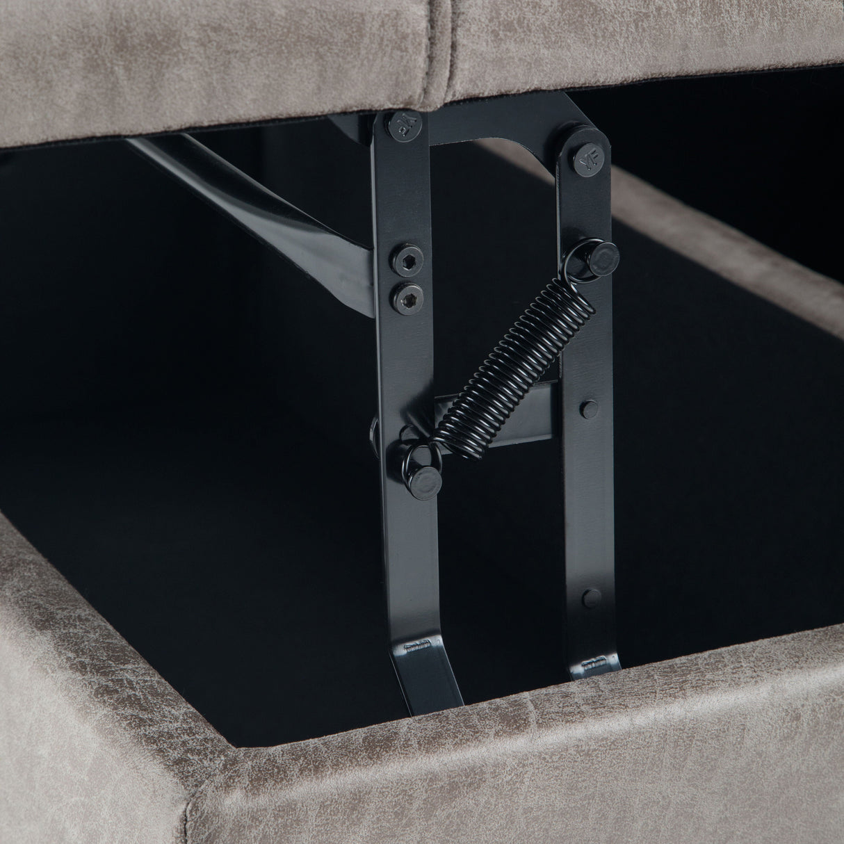 Harrison - Upholstered Coffee Table Storage Ottoman by Couch.com