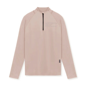 Men's Small Turtleneck Slim-fit Half Zipper Training Long Sleeve T-shirt