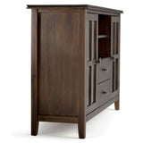 Artisan - Tall TV Media Stand - Natural Aged Brown by Couch.com