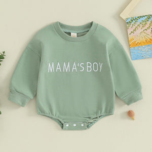 Baby Jumpsuit Winter Romper Letter Print Baby Bodysuit