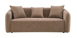 Keith - Chenille Sofa With 3 Matching Color Toss Pillows by Couch.com