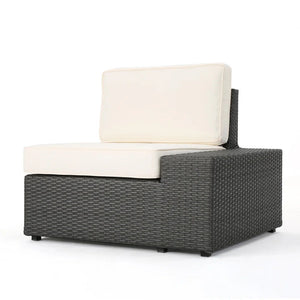 Santa Cruz - Outdoor 8 Piece Sectional Set - Dark Brown by Couch.com