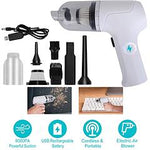 2-in-1 Cordless Vacuum Cleaner and Air Duster Rechargeable Handheld Compressed Air Duster by DirectDeals