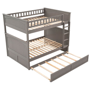 Bunk Bed With Twin Size Trundle, Guardrails by Couch.com