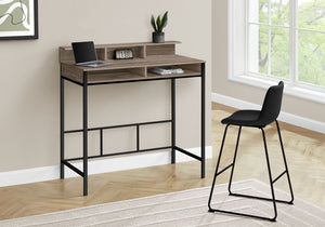 Computer Desk For Home Office, Standing, Storage Shelves, Laptop, Contemporary & Modern by Couch.com