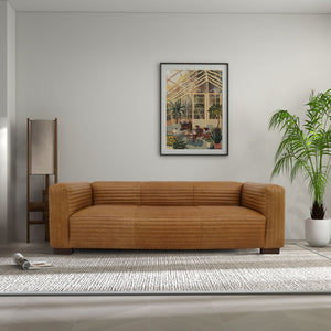 Foster - Waxy Sofa - Tan by Couch.com