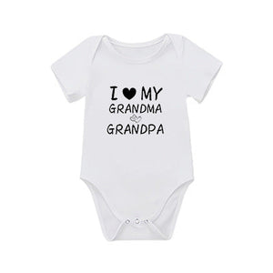 Summer Short Sleeve Baby Romper Bodysuit