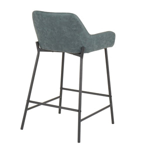 Daniella - Industrial Fixed Height Counter Stool (Set of 2) by Couch.com