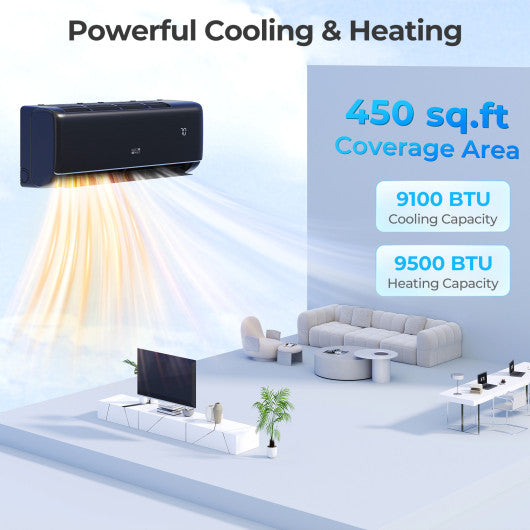 Airtural Series 12000 BTU 22 SEER2 WiFi Enabled Mini Split AC 115V Compatible with Alexa