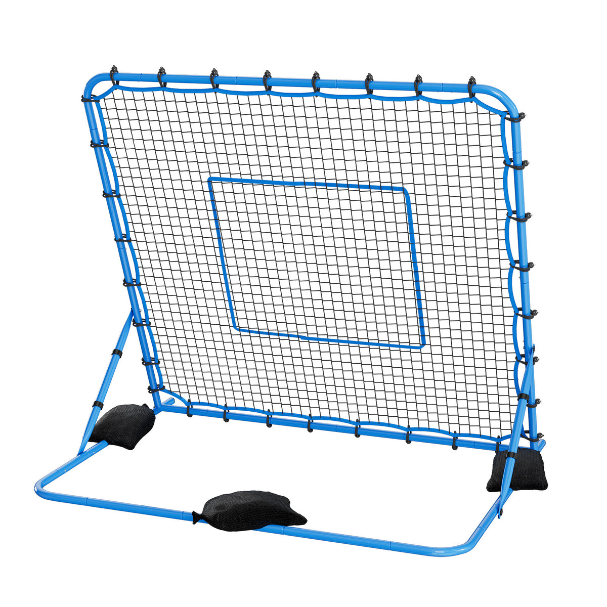 Soccer Rebounder Net, Quick-Switch Angle Soccer Goal Rebounder for Control, Passing Practice, Heavy-Duty Iron Frame & PE Net, Easy Setup Ball Training Aids & Equipment for Teens&Adults,7 x 6 ft