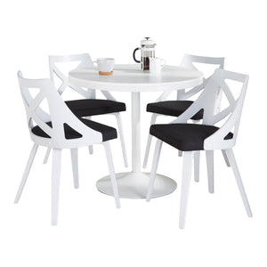 Dakota Charlotte - 5 Piece Contemporary Design, Dining Set by Couch.com