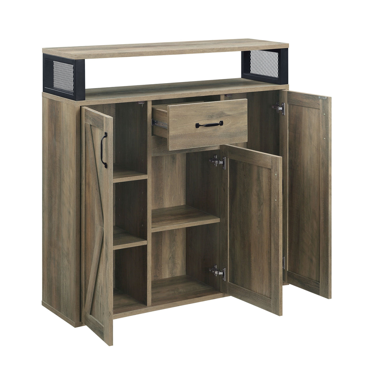 Abiram - Rustic Server - Oak by Couch.com