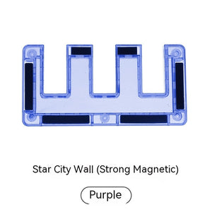 Color Window Asterism Magnetic Building Blocks Assembly