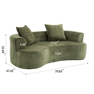 Cloud Modular Sectional Sofa With Chaise, With Deep Seat by Couch.com
