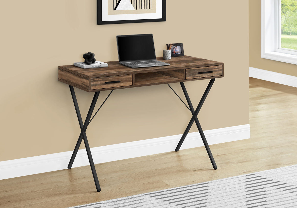 Computer Desk, Home Office, Laptop, Left / Right Set-Up, Storage Drawers, Work, Contemporary, Modern by Couch.com