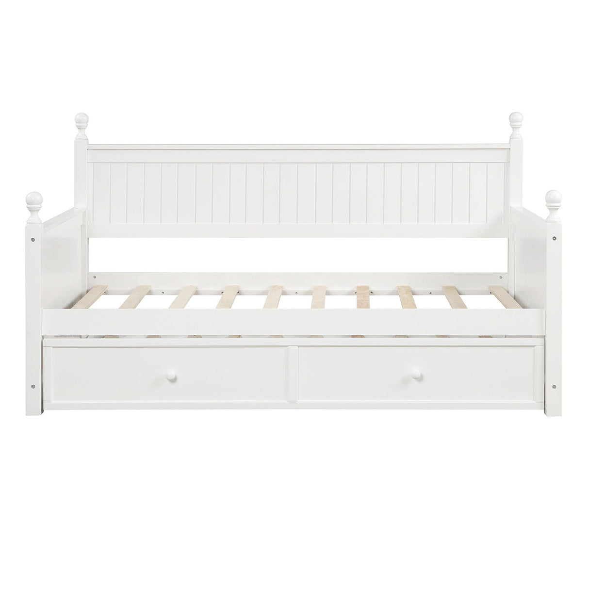 Twin Size Daybed & Twin Size Trundle - White by Couch.com