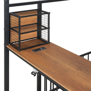 House Frame With Desk, Shelves, Power Outlets And USB Ports by Couch.com