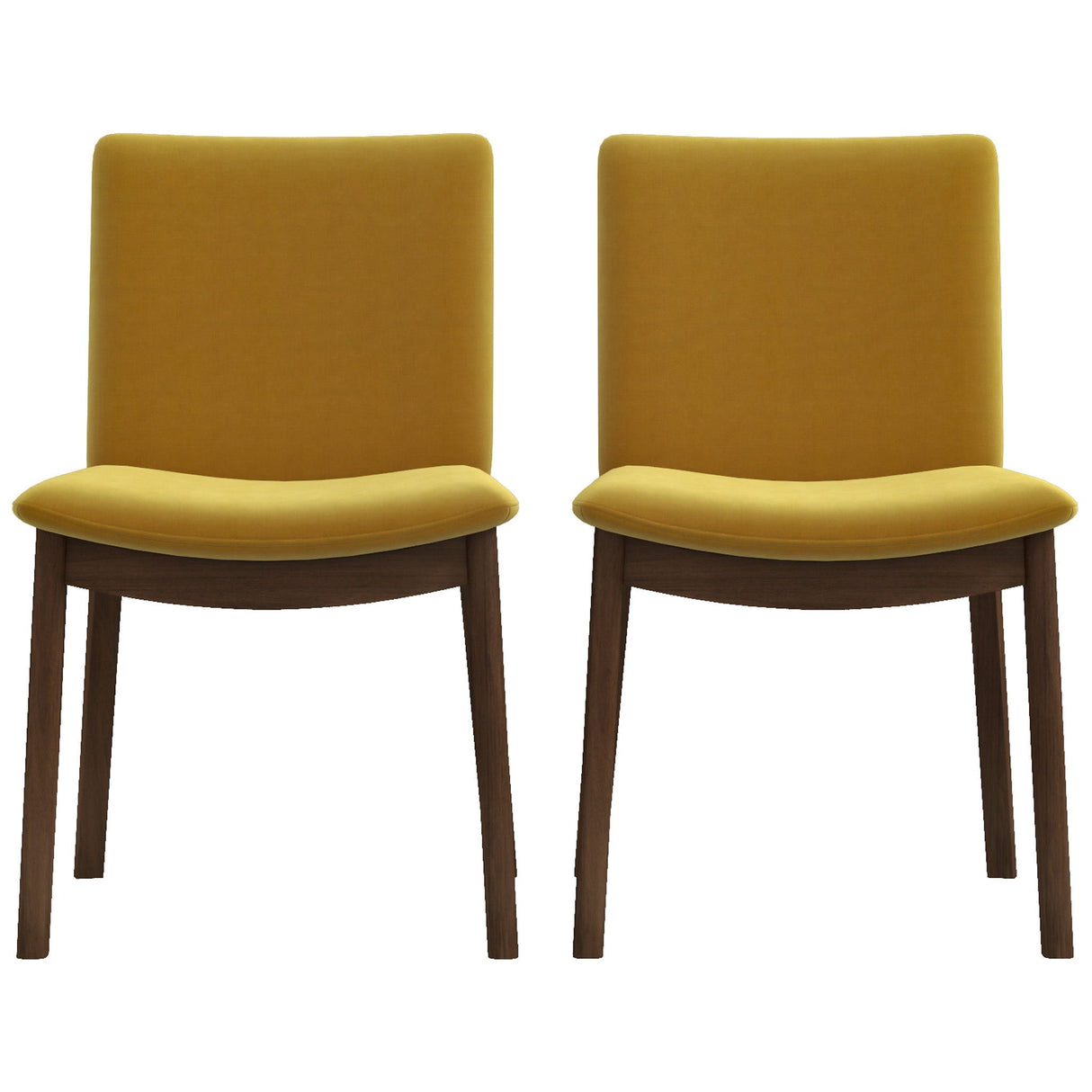 Laura - Mid-Century Modern Solid Wood Dining Chair (Set of 2) by Couch.com