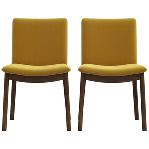 Laura - Mid-Century Modern Solid Wood Dining Chair (Set of 2) by Couch.com