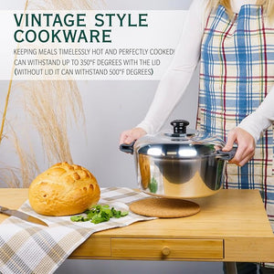 5 Quarts Round Dutch Oven with Lid