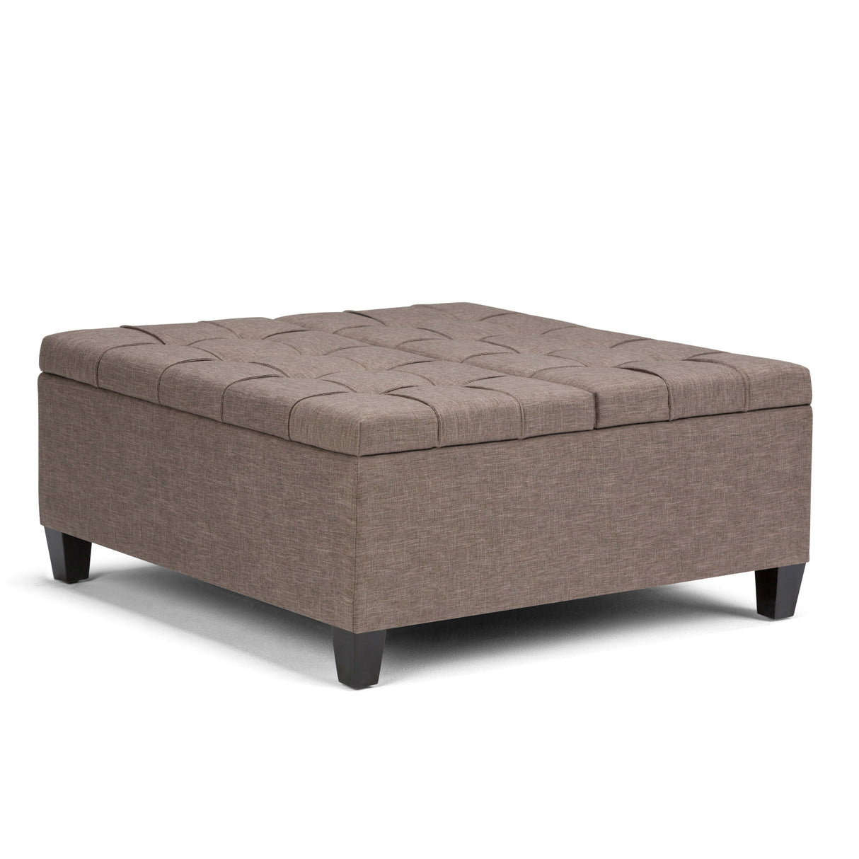 Harrison - Upholstered Coffee Table Storage Ottoman by Couch.com