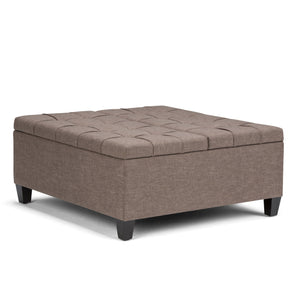 Harrison - Upholstered Coffee Table Storage Ottoman by Couch.com