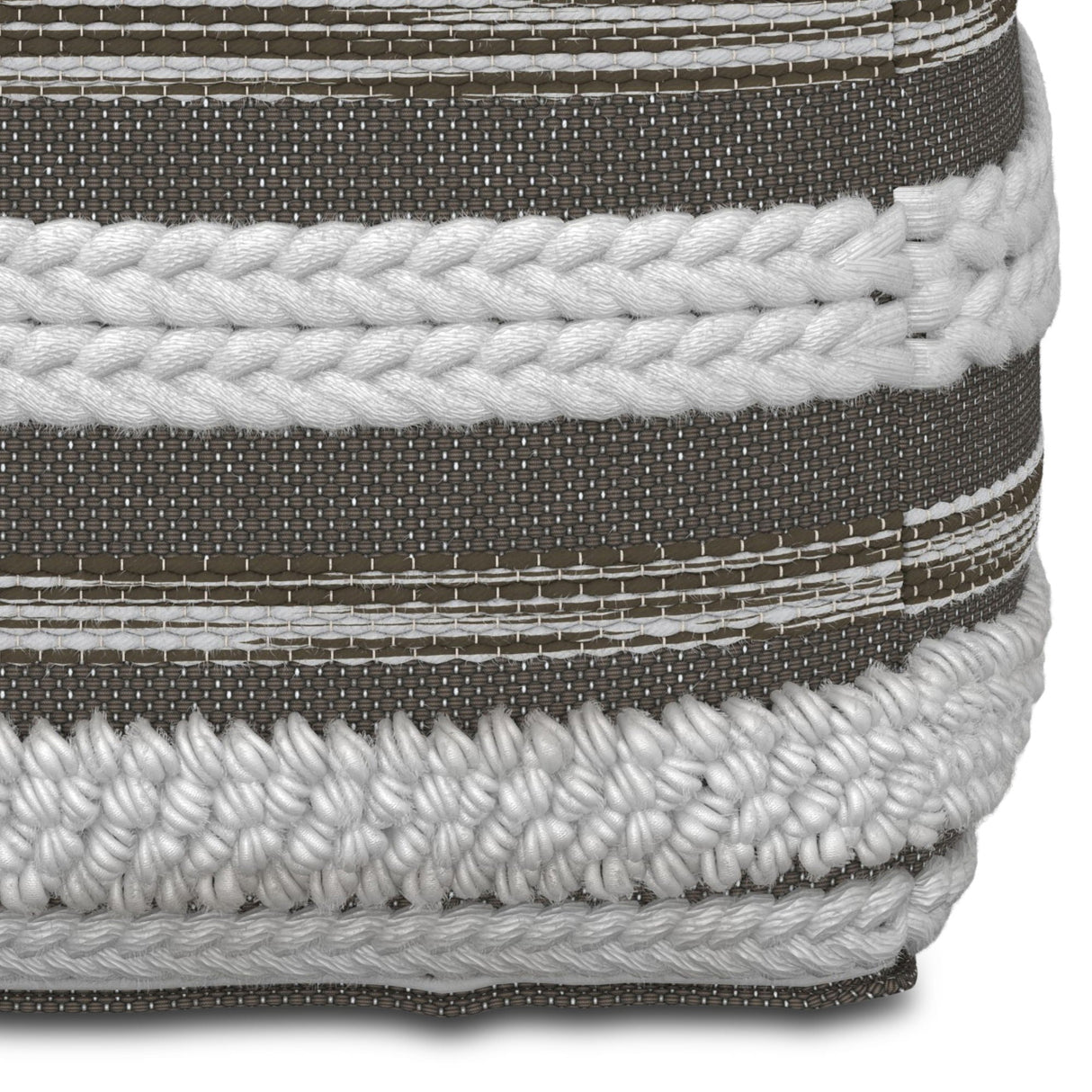 Sommer - Handcrafted Square Pouf by Couch.com
