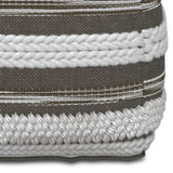 Sommer - Handcrafted Square Pouf by Couch.com