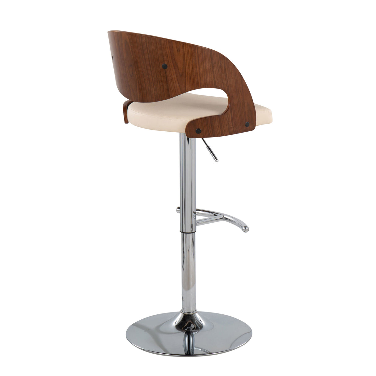 Pino - Mid Century Modern Adjustable Barstool With Swivel by Couch.com