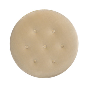 Yolanda - Round Upholstered Accent Ottoman by Couch.com