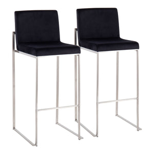 Fuji - Contemporary And Modern Elegance High Back Barstool by Couch.com